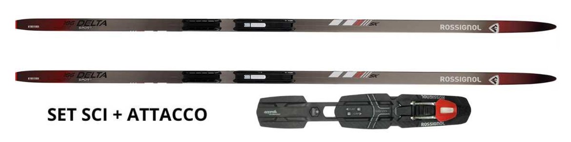 SET ROSSIGNOL DELTA SPORT SKATE + ATTACCO